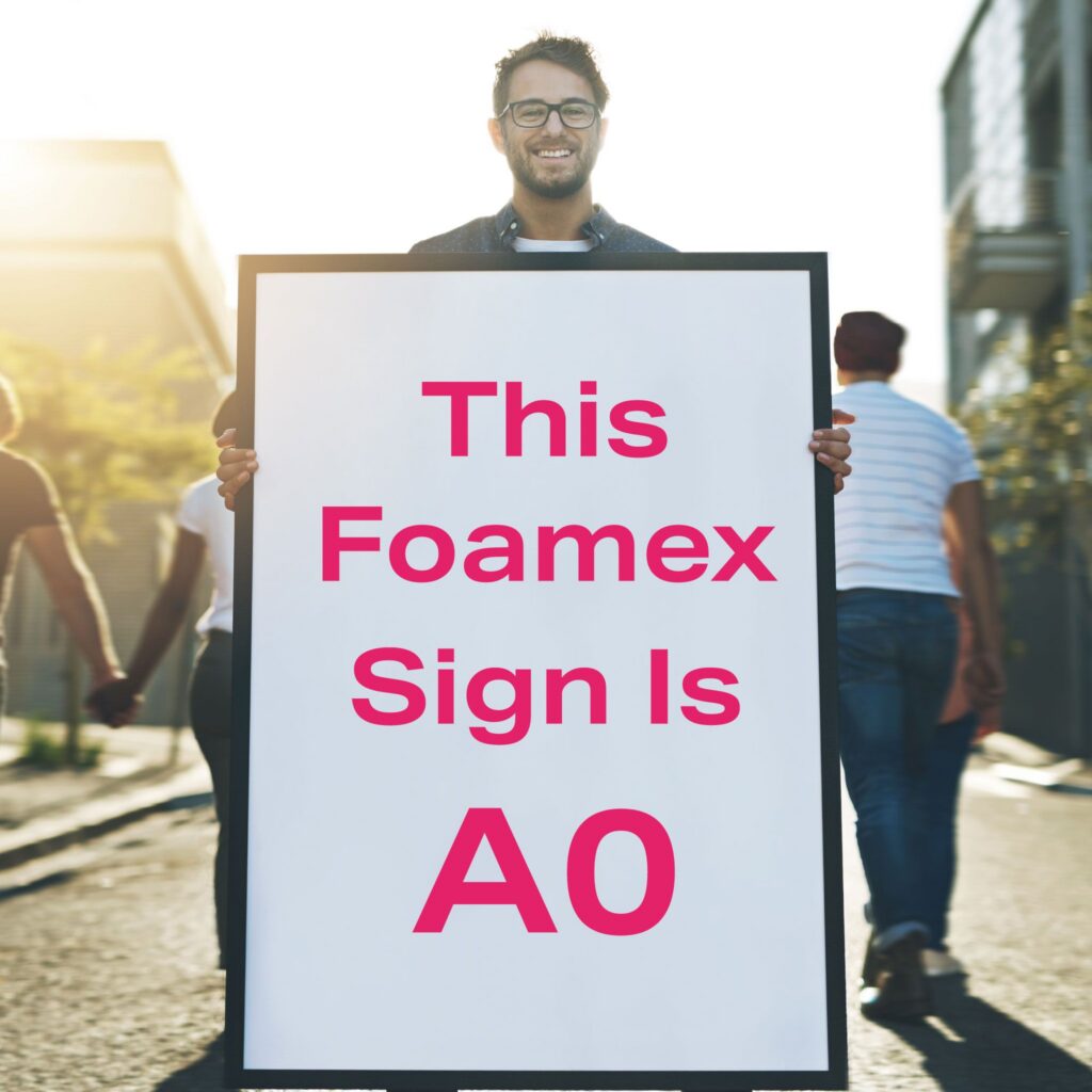 A0 Foamex Board Printing
